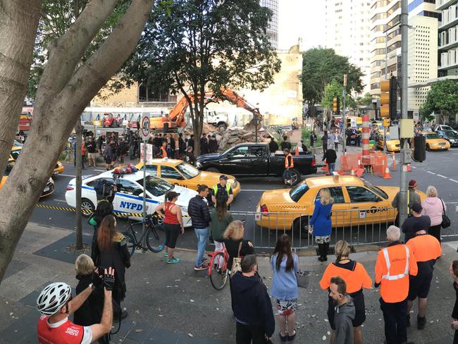 The set of Thor: Ragnarok in Brisbane. Picture: Jack Tran