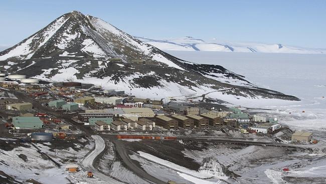 McMurdo Station, the US base on Antarctica.