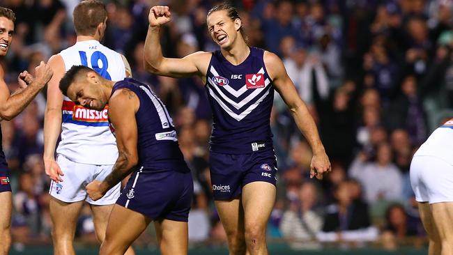 Nathan Fyfe is having a terrific finish to the season. Picture: Getty Images