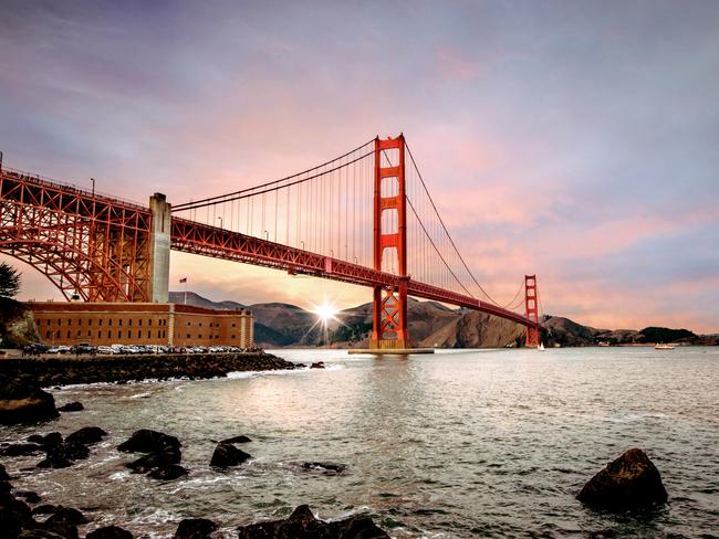 The Golden Gate Bridge in San Francisco, one of two new direct destinations from Brisbane