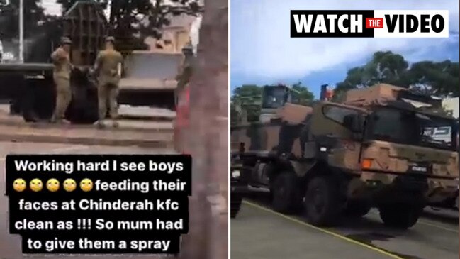 Woman slammed for rude vide of ADF troops