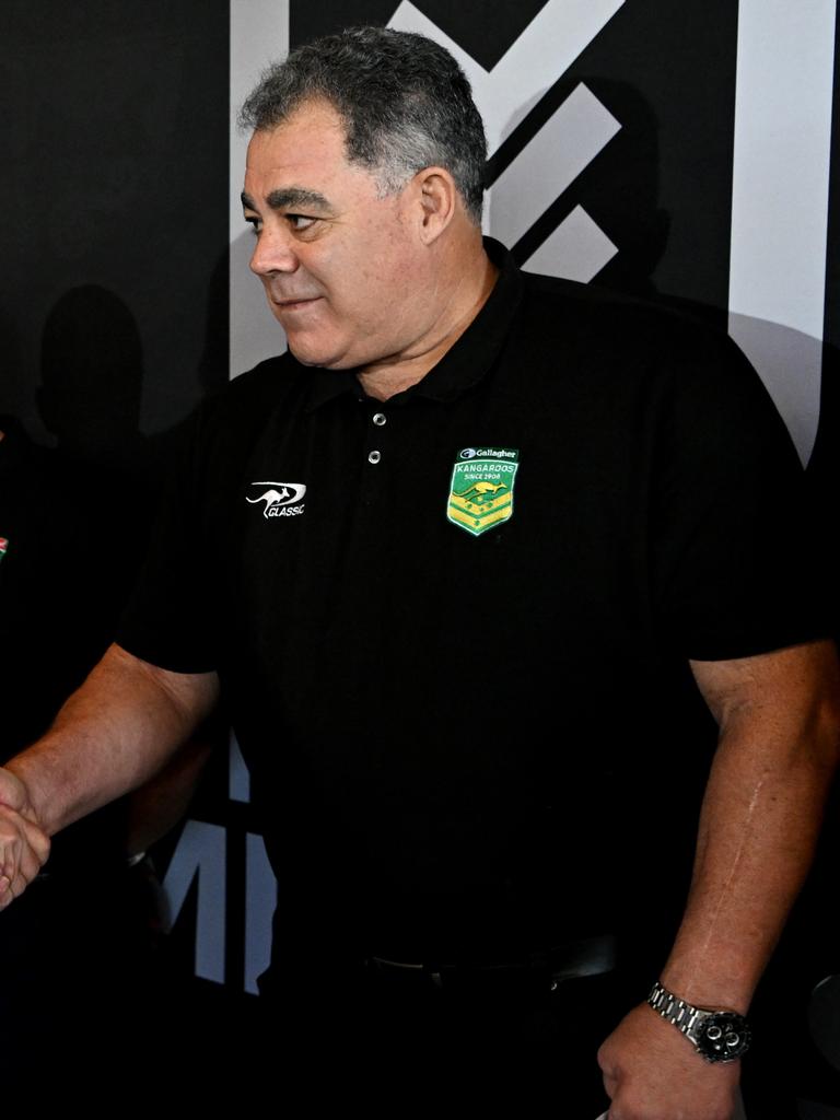 Kangaroos coach Mal Meninga. Picture: Dan Peled/NCA NewsWire