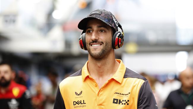 Daniel Ricciardo is dating actress Heidi Berger. Picture: Jared C. Tilton