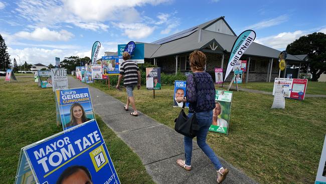 There are more than four dozen candidates citywide. (AAP Image/Dave Hunt)