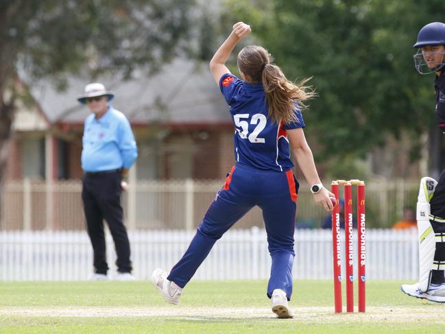 Eleanor Wise-Mann landed an early breakthrough for Gordon in the win over Manly. Picture Warren Gannon Photography