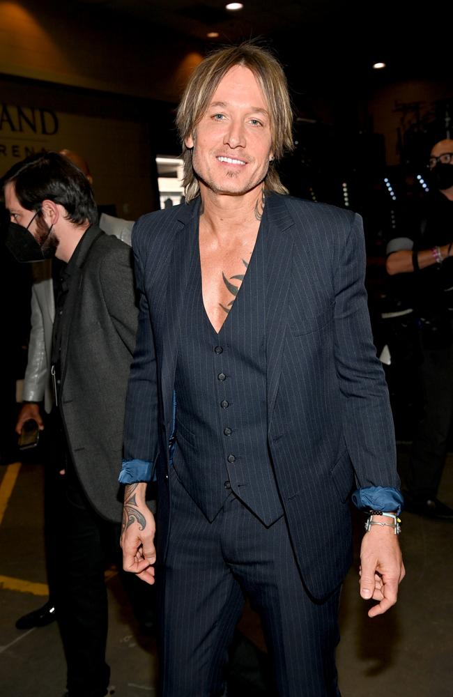 Keith Urban at the 64th Annual Grammy Awards at MGM Grand Garden Arena on April 03, 2022 in Las Vegas, Nevada. Picture: Denise Truscello/Getty Images for The Recording Academy