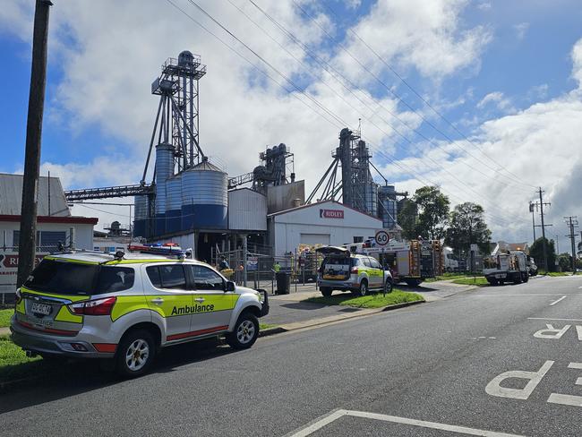 Workers hospitalised after fire starts at city industrial site