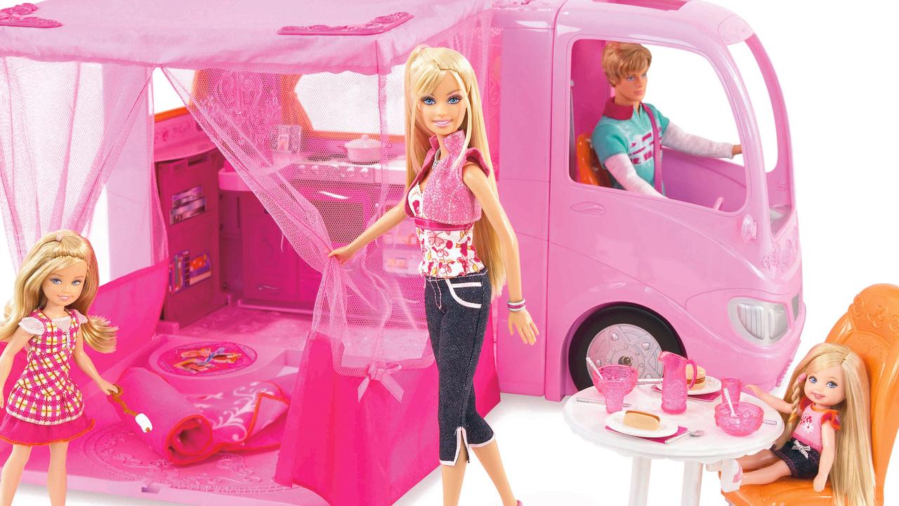 Barbie camper big w sale