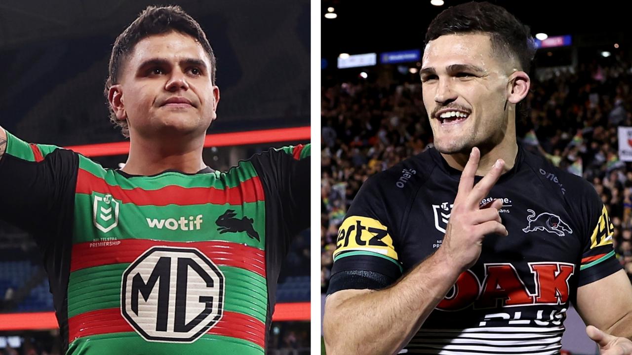 Latrell Mitchell and Nathan Cleary.