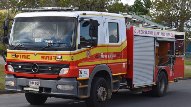 Emergency services were called to a house fire on Bailey St, Gulliver.