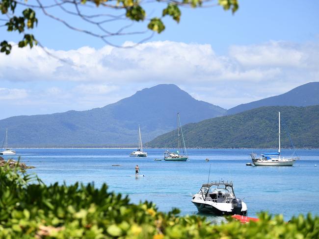 FITZROY ISLAND , AUSTRALIA - NewsWire Photos - OCTOBER 22, 2020. A view from Fitzroy Island. Queensland Premier Annastacia Palaszczuk visited the island while on the campaign trail and announced a $40 million investment in the protection of the Great Barrier Reef, should Labor win government. Queenslanders go to the polls on October 31. Picture: NCA NewsWire / Dan Peled