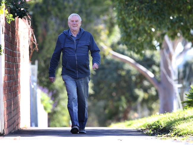 After three months of treatment, John Burke’s cancer disappeared. Picture: David Caird