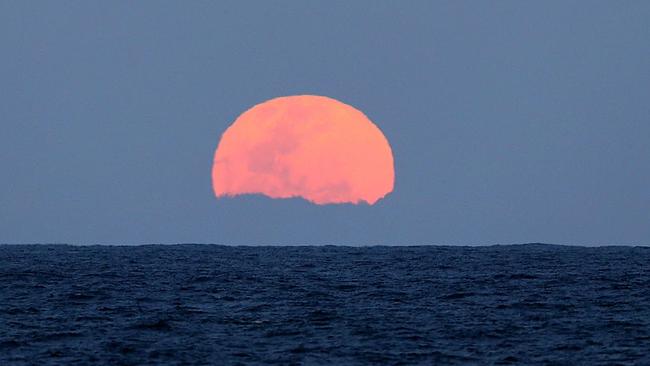 Torquay’s front beach could be the best spot to see Monday night’s Super Moon, experts say. Picture: Impressions/Getty Images.