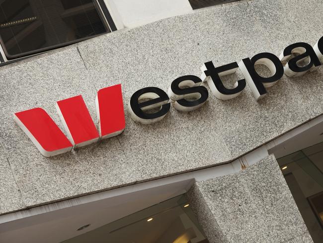 Brisbane, Australia - August 17, 2011: Westpac is one of the four major banking institutions in Australia. This is Westpac\\'s logo on a building in downtown Brisbane, Australia.