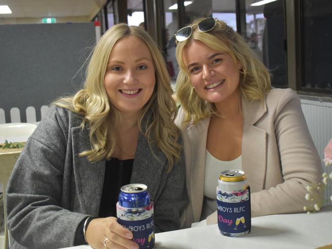 Jess Manley and Kate Collins at the 2021 Warwick Cowboys Ladies' Day.