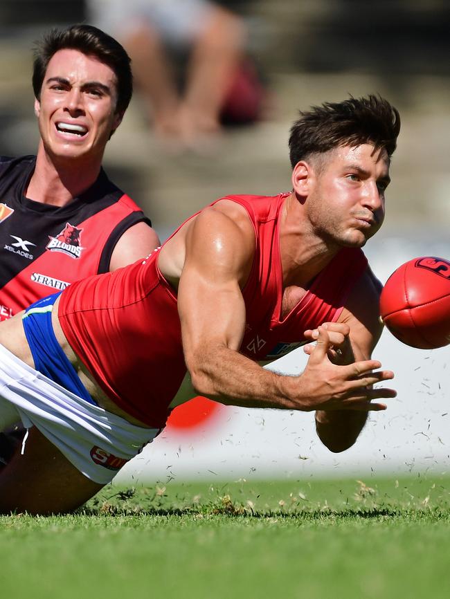 North Adelaide’s WA recruit Aidan Tropiano. Picture: Tom Huntley