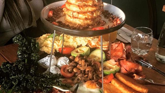 The three-tiered Breakfast Platter has sent Sydneysiders wild. Picture: Facebook