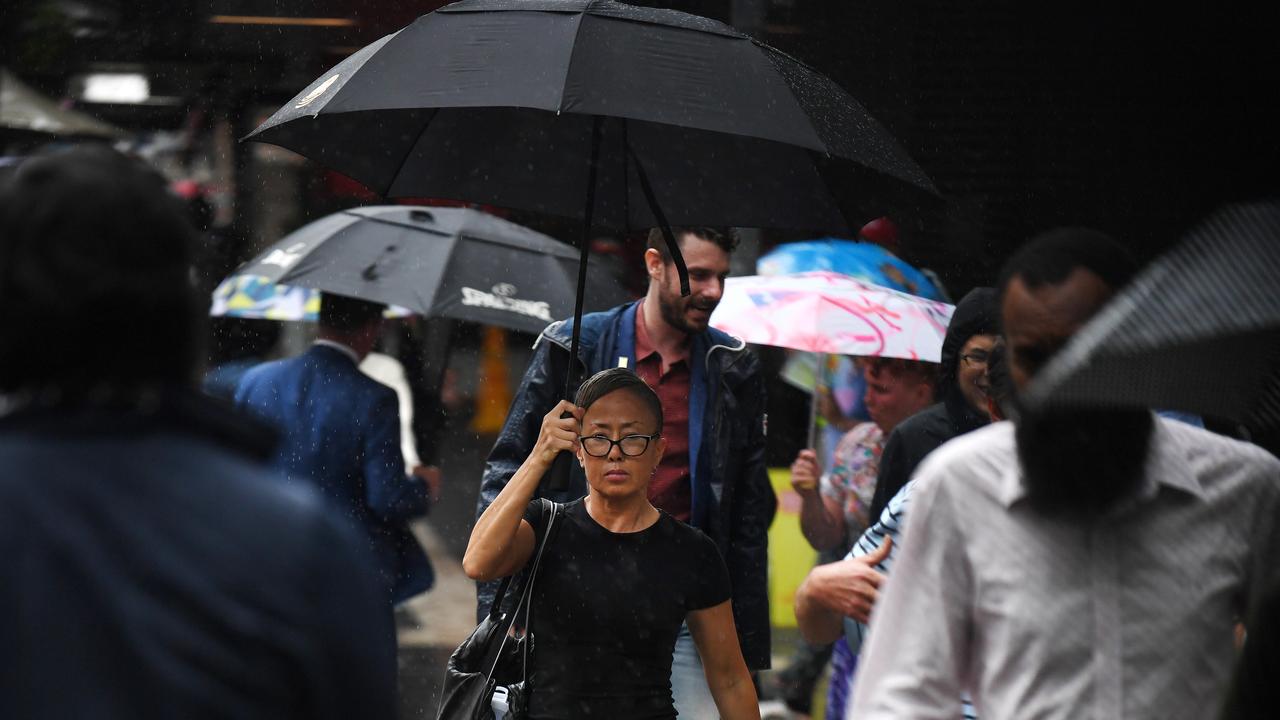 Brisbane copped another drenching on Tuesday which led to more programming changes. Picture: NCA NewsWire/Dan Peled