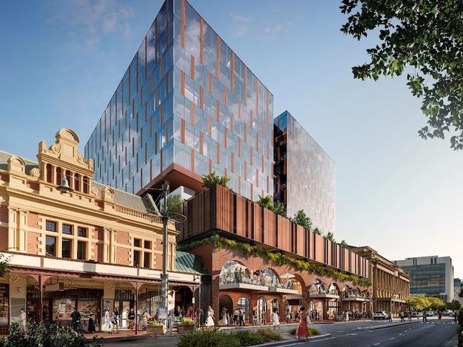 Artist's impression of $400m Market Square development. Picture: Supplied by ICD Property