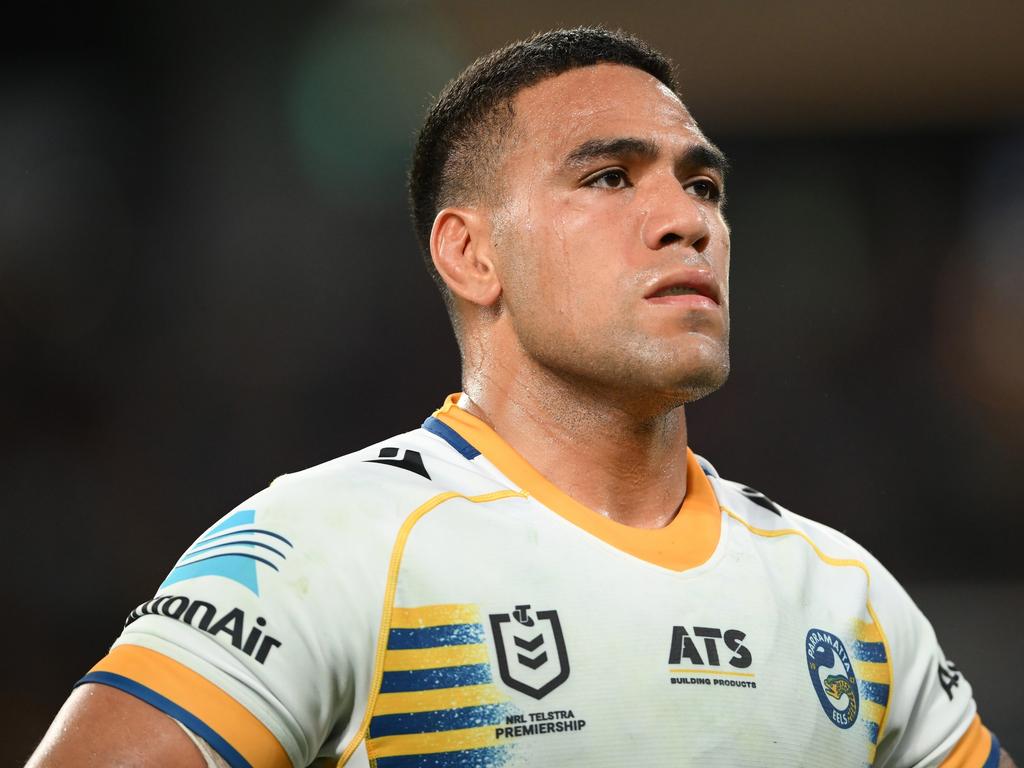 Joe Ofahengaue has played his last game for the Eels. Picture: Matt Roberts/Getty Images