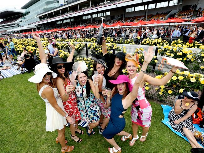 Punters at the 2014 Melbourne Cup. Picture: Tim Carrafa