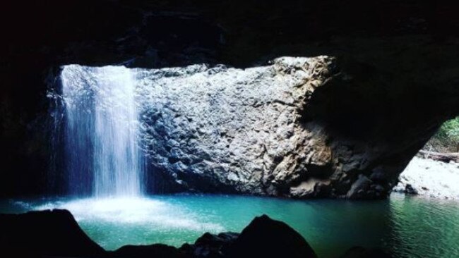 The stunning Natural Bridge on the Gold Coast. Photo: @badblue/Instagram