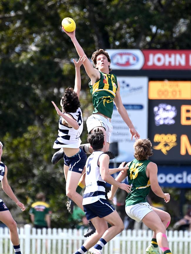 Action from Saturday's McDonaldâ€™s South East Queensland Youth Grand Finals played at Yeronga AFC. 2 September 2023. Picture, John Gass