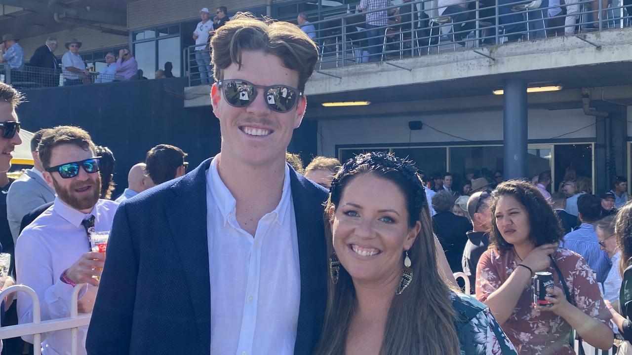 Charlie with Maddie Gallagher at the Coffs Cup 2022. Picture: Matt Gazy