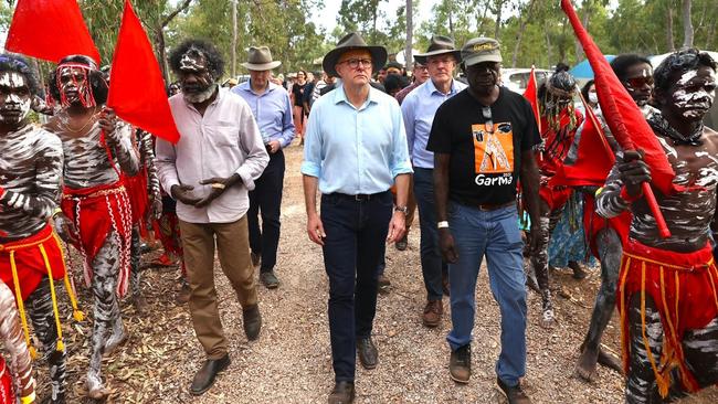 Prime Minister Anthony Albanese at the Garma Festival in the Northern Territory last year. Picture: Supplied