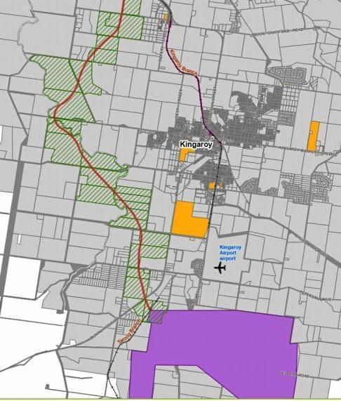 RAIL LINE: More than 170 different landholders will be directly impacted by the coal rail line route proposed by Moreton Resources. Picture: Contributed