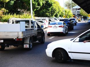 Darwin CBD workers snatching Woolies car parks from shoppers