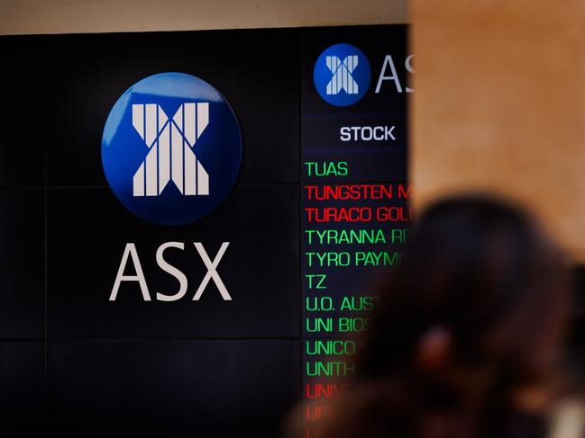 SYDNEY, AUSTRALIA - NewsWire Photos, October 29 2024. GENERIC. Stocks. Finance. Economy. Stock price ticker of the Australian Stock Exchange, ASX, at their offices on Bridge Street. Picture: NewsWire / Max Mason-Hubers