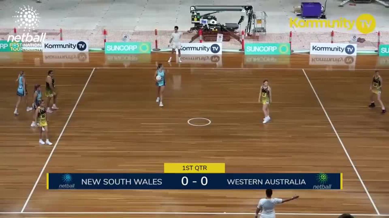 Replay: NSW v WA - 2024 Netball Australia First Nations Tournament Day 1