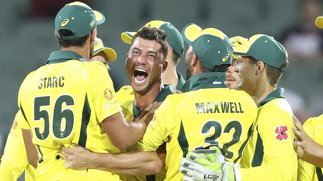 Australia have defeated South Africa by seven runs in Adelaide. Picture: Sarah Reed