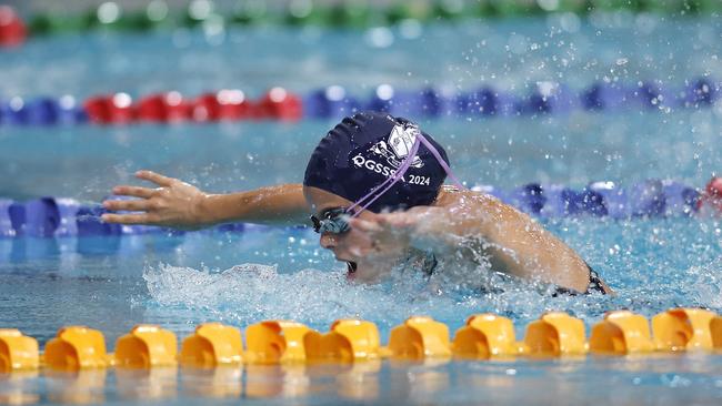 The QGSSA swimming championships at the Sleeman Sports Complex, Brisbane 28th February 2024. (Image/Josh Woning)
