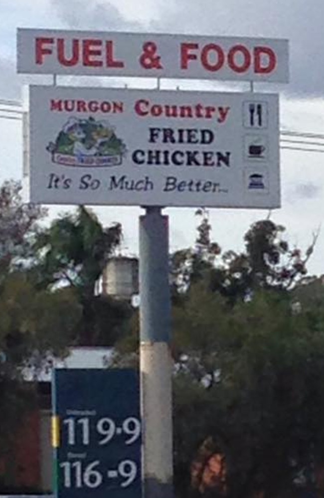 Jeffrey Alexander Richard Clevens was charged with two counts of armed robbery over the hold-ups which happened about one month apart in early 2024, published court documents say. One of the stores was the Murgon Country Fried Chicken. Picture: Facebook