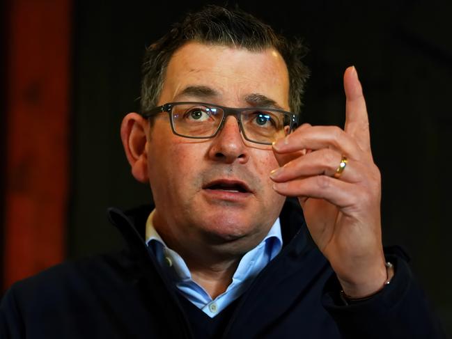 MELBOURNE AUSTRALIA - NewsWire Photos JULY 21, 2023: Victorian Premier Dan Andrews is seen during a press conference in Mannerim. Picture: NCA NewsWire / Luis Enrique Ascui