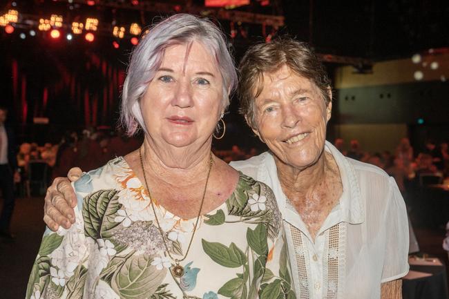 Janice Mansfield and Betty Campbell at the Zonta Club of Mackay Inc International Women's Day Luncheon at the MECC Sunday March 5 2023 Picture: Michaela Harlow