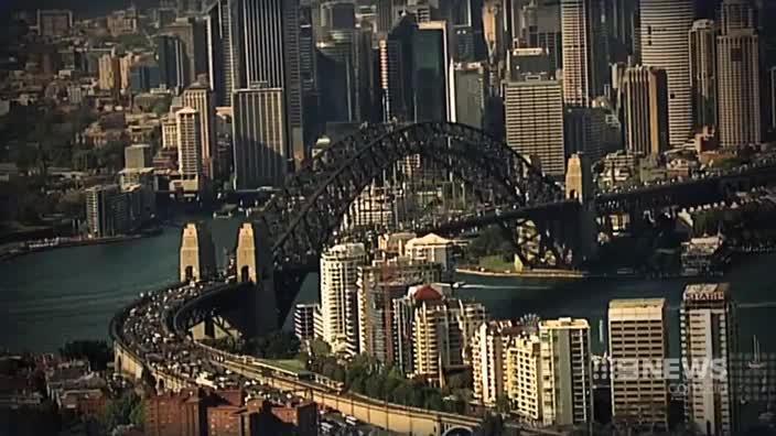 Train surfing the Harbour Bridge