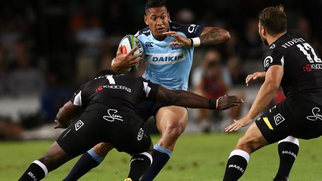 Israel Folau was a stand out in an otherwise ordinary Tahs performance.