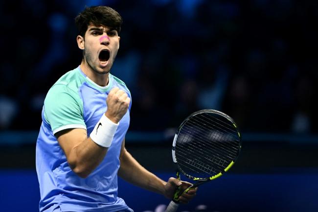 Carlos Alcaraz struggled with illness before the match but beat Andrey Rublev at the ATP Finals