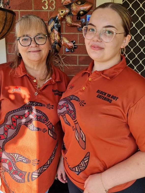 Owner of Block Ya Dot, Vicki Thomas, and her daughter, Maddison Ingram.