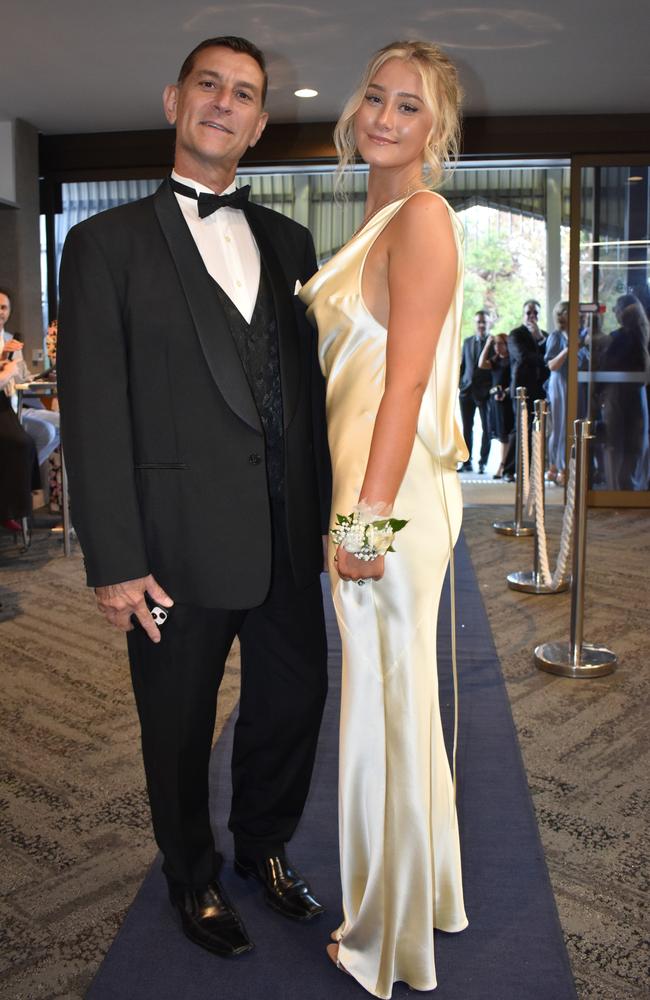 Robin and Annabel Smith at the Sunshine Coast Grammar School formal 2023. Photo: Jorina Maureschat