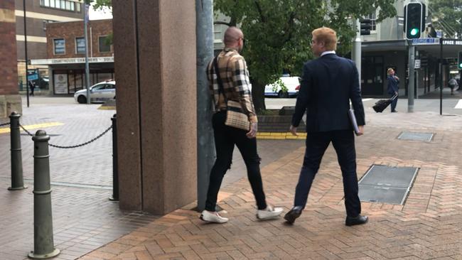 Chris Rymer leaving court on Friday May 10 after his bail was continued to July 19.