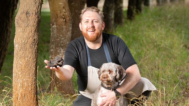 Ballarat chef Liam Downes is making a tree change and moving to the country to take over Black Cat Truffles. Picture: Rob Leeson.