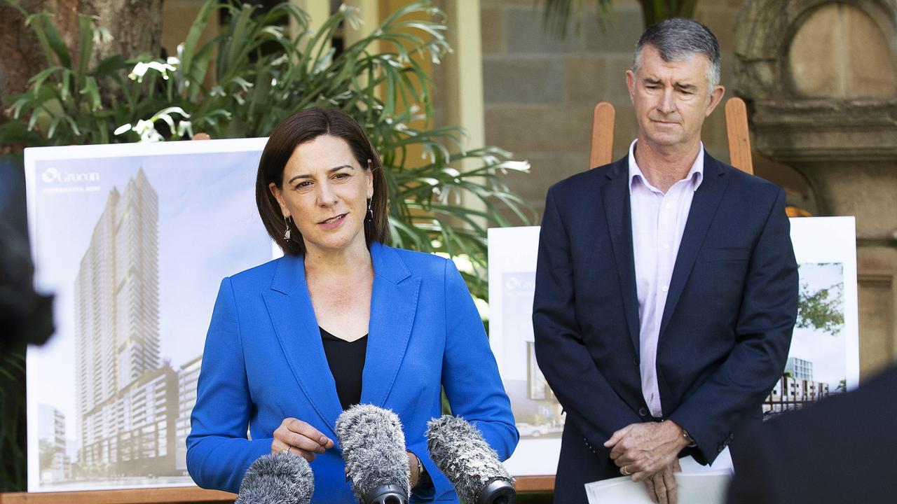 LNP Leader Deb Frecklington says Queensland deserves a majority government. Picture: (News Corp/Attila Csaszar)