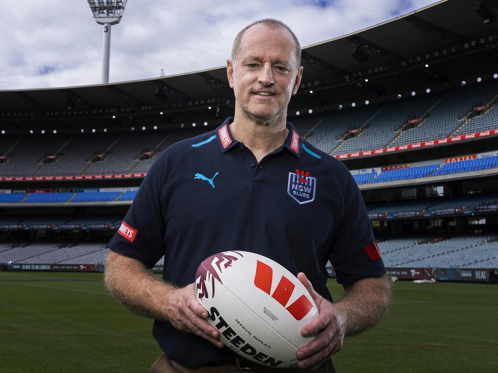 Eels legends have backed NSW Blues head coach Michael Maguire to take over the Eels. Picture: Daniel Pockett/Getty Images