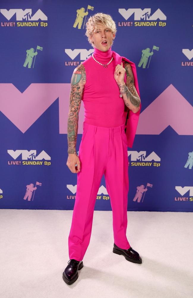 Machine Gun Kelly attends the 2020 MTV Video Music Awards Picture: Rich Fury/MTV VMAs 2020/Getty Images for MTV