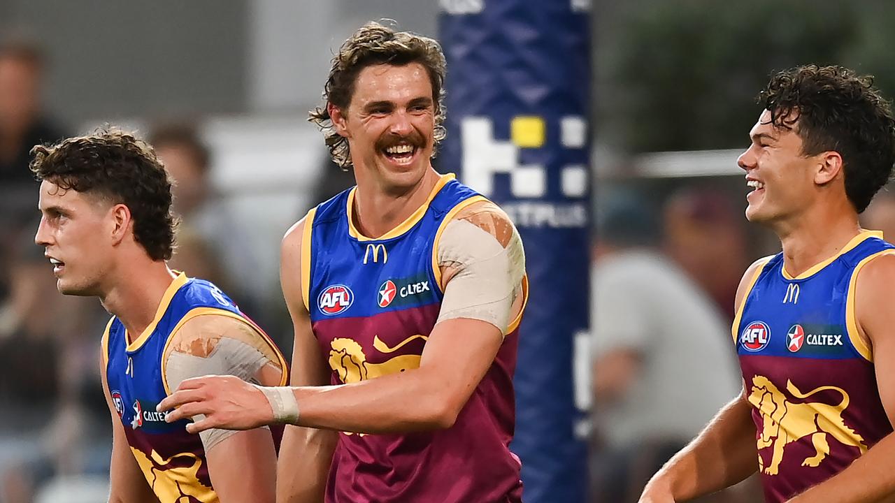 Joe Daniher has been electric at home for the Lions. (Photo by Albert Perez/AFL Photos via Getty Images)