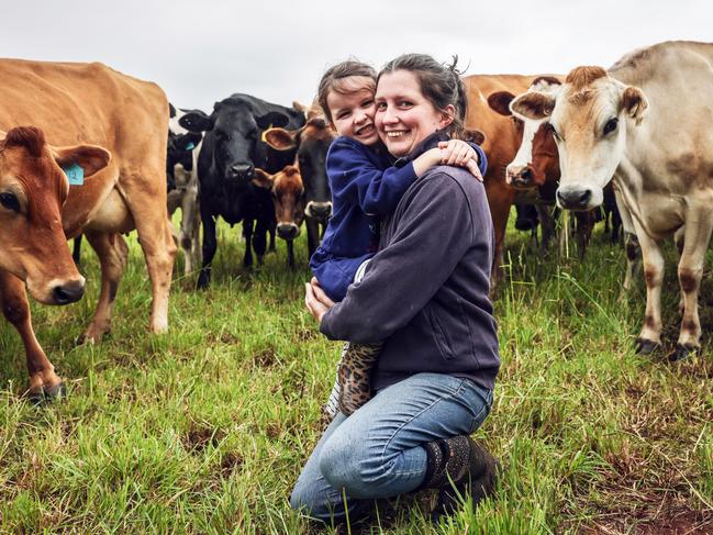 Southwest Victorian farmers Rachel and Dale McGrath at their Gorae property. PHOTO: NICOLE CLEARY